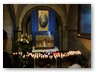 Reliquie von Bernadette in der Krypta-Lourdes